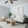 a living room with a couch and a table